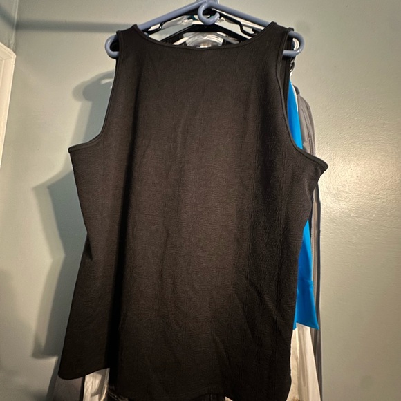 Torrid Black Ruched Tank Top - Picture 3 of 3
